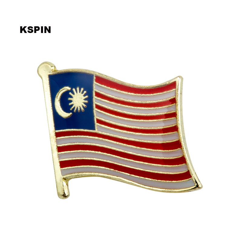 Golf Equipment Malaysia - Abzeichen mit Malaysia-Flagge, Anstecknadel, Anstecknadel für