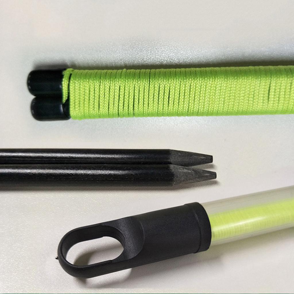 Golf Equipment Guide - Golf-Schwungtrainer aus Fiberglas, Übungsausrüstung mit Putting-Leine