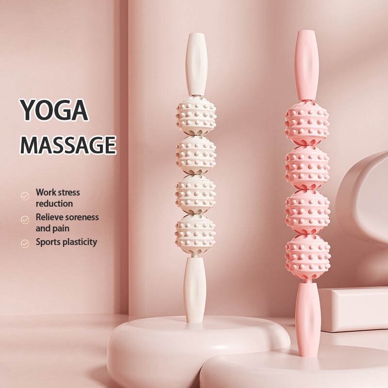 Alignment Stick Set - Dünne Beinmassage Kalb Yoga Bahre Roller