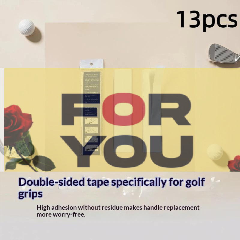 Grip Regrip Tape - 【OD】13 Stück doppelseitige Klebestreifen, professionelles Golfschläger-Griffband,