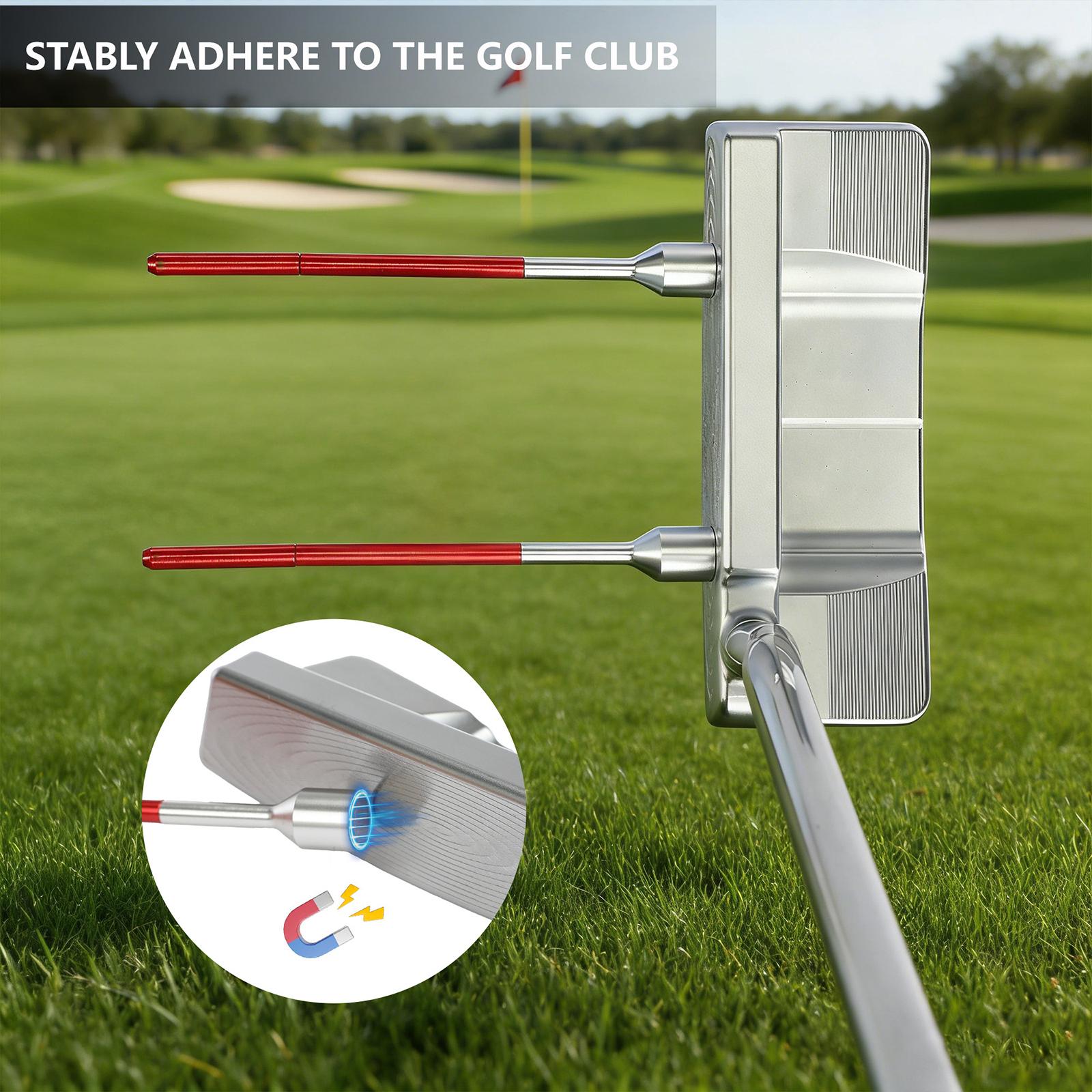 Alignment Stick Set - Abnehmbares Golf-Ausrichtungsstab-Set, kompakte, robuste Trainingshilfe, Golf-Zubehör