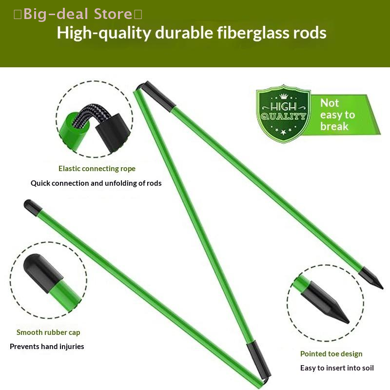 Alignment Stick Set - 【M】Golf-Ausrichtungsstäbe 2er-Set Ausrichtungs-Übungsstäbe Zusammenklappbar 7 Farben