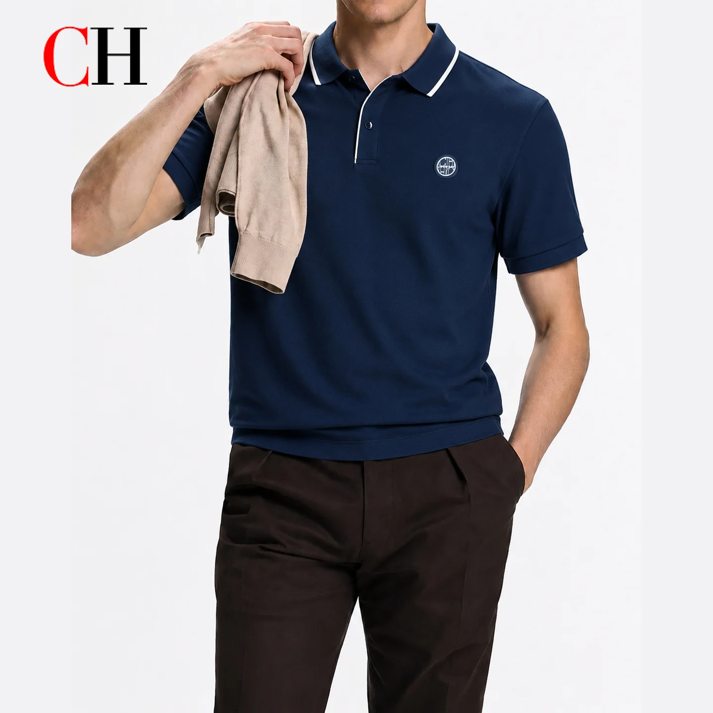 CH Herren Polo-Shirt mit weiße – Golf Equipment Logo Bewertung und Preis