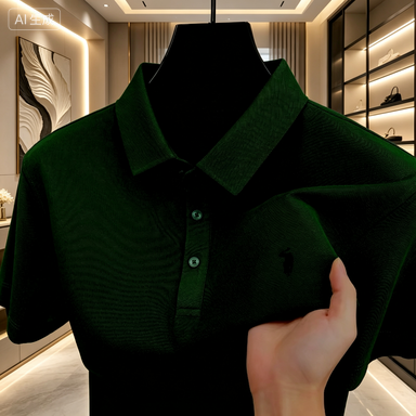 Klassisches Herren-Poloshirt – – Golf Equipment Logo Bewertung und Preis