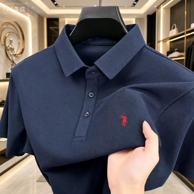 Klassisches Herren-Poloshirt – – Golf Equipment Logo Bewertung und Preis