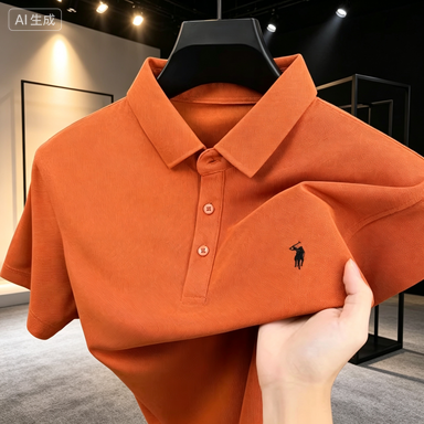 Klassisches Herren-Poloshirt – – Golf Equipment Logo Bewertung und Preis