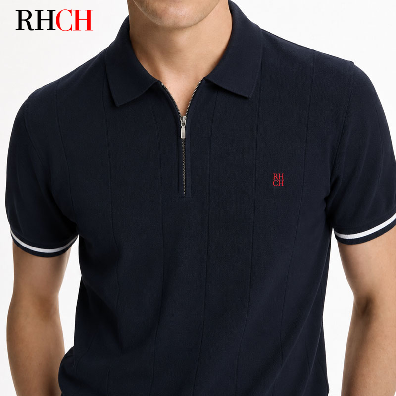 RHCH Herren Halbzip-Poloshirt  – Golf Equipment Logo Bewertung und Preis