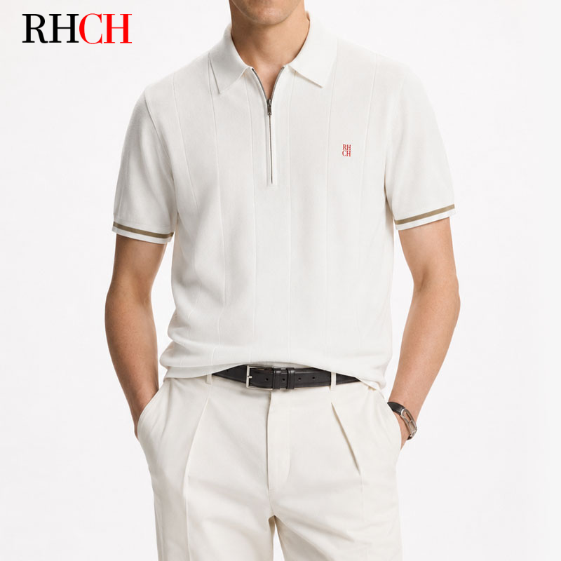 RHCH Herren Halbzip-Poloshirt  – Golf Equipment Logo Bewertung und Preis
